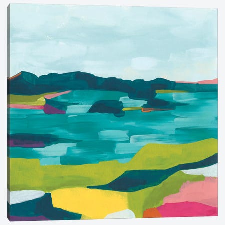 Kaleidoscope Coast II Canvas Print #JEV1774} by June Erica Vess Canvas Wall Art