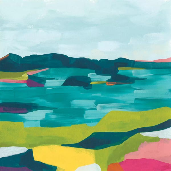 Coastal & Ocean Abstracts: Kaleidoscope Coast II by June Erica Vess