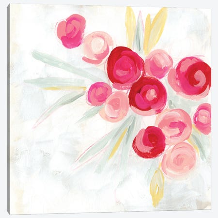 Rosebud Impression I Canvas Print #JEV1781} by June Erica Vess Canvas Art