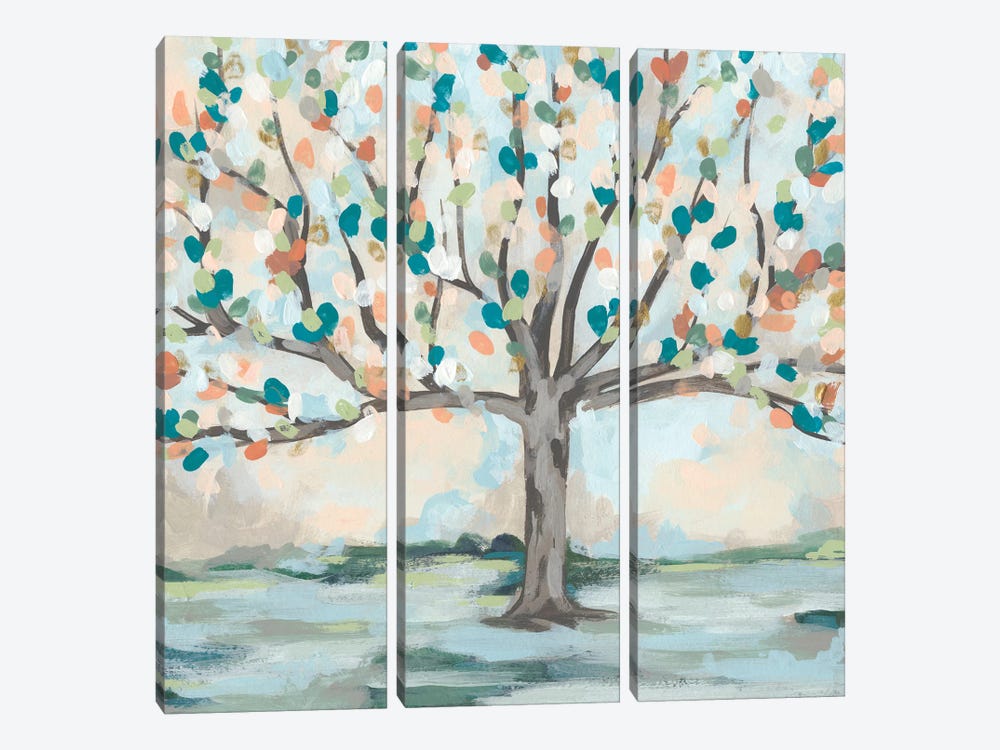 Delicate Arbor I by June Erica Vess 3-piece Canvas Print
