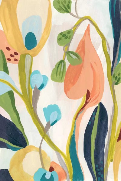 Tropical Leaves: Jungle Jewels I by June Erica Vess