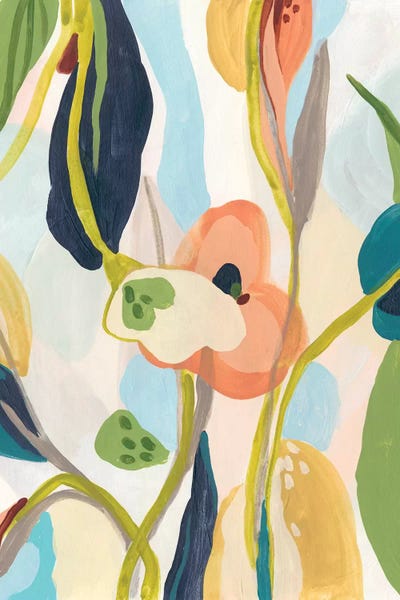 Tropical Leaves: Jungle Jewels III by June Erica Vess