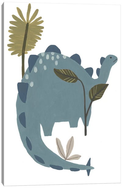 Mighty Dino I Canvas Art Print - Prehistoric Animal Art