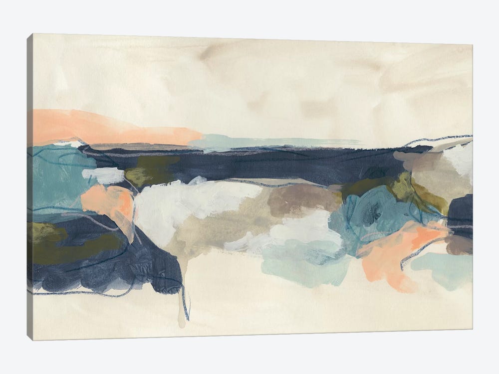 Palette Horizon I by June Erica Vess 1-piece Canvas Art