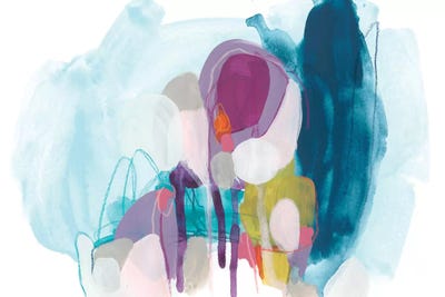 Colorful Orbit III by June Erica Vess multi panel art