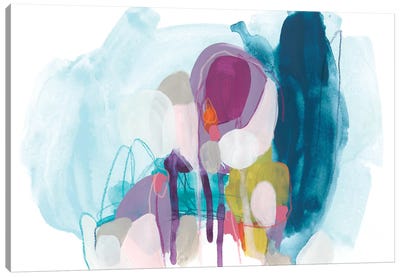 Colorful Orbit III Canvas Art Print - June Erica Vess