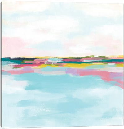 Rainbow Horizon II Canvas Art Print - June Erica Vess