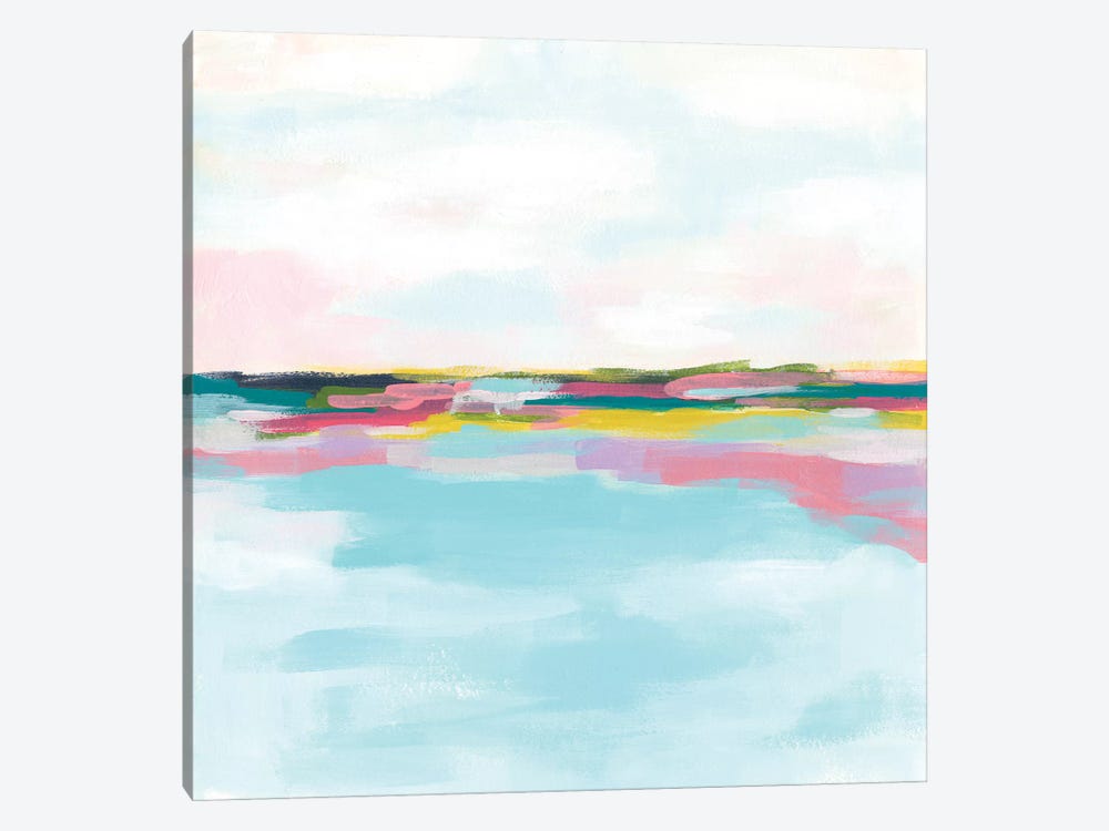 Rainbow Horizon II by June Erica Vess 1-piece Canvas Artwork