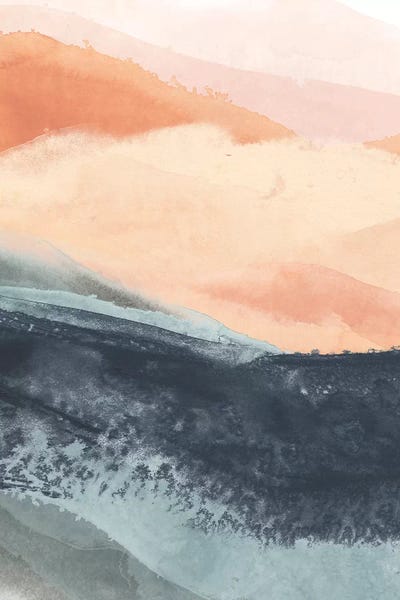 Soft Waves II by June Erica Vess canvas print