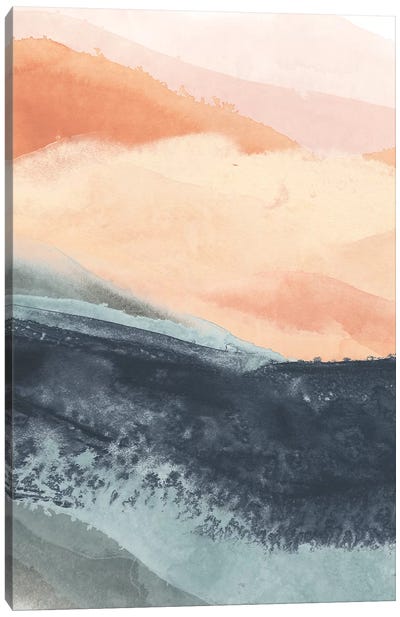 Soft Waves II Canvas Art Print - June Erica Vess