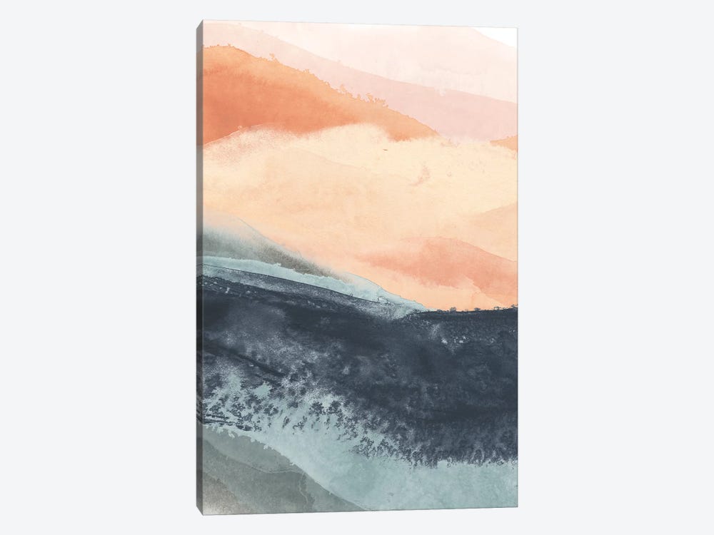 Soft Waves II by June Erica Vess 1-piece Canvas Print