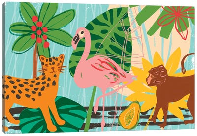 Graphic Jungle Collection Canvas Art Print