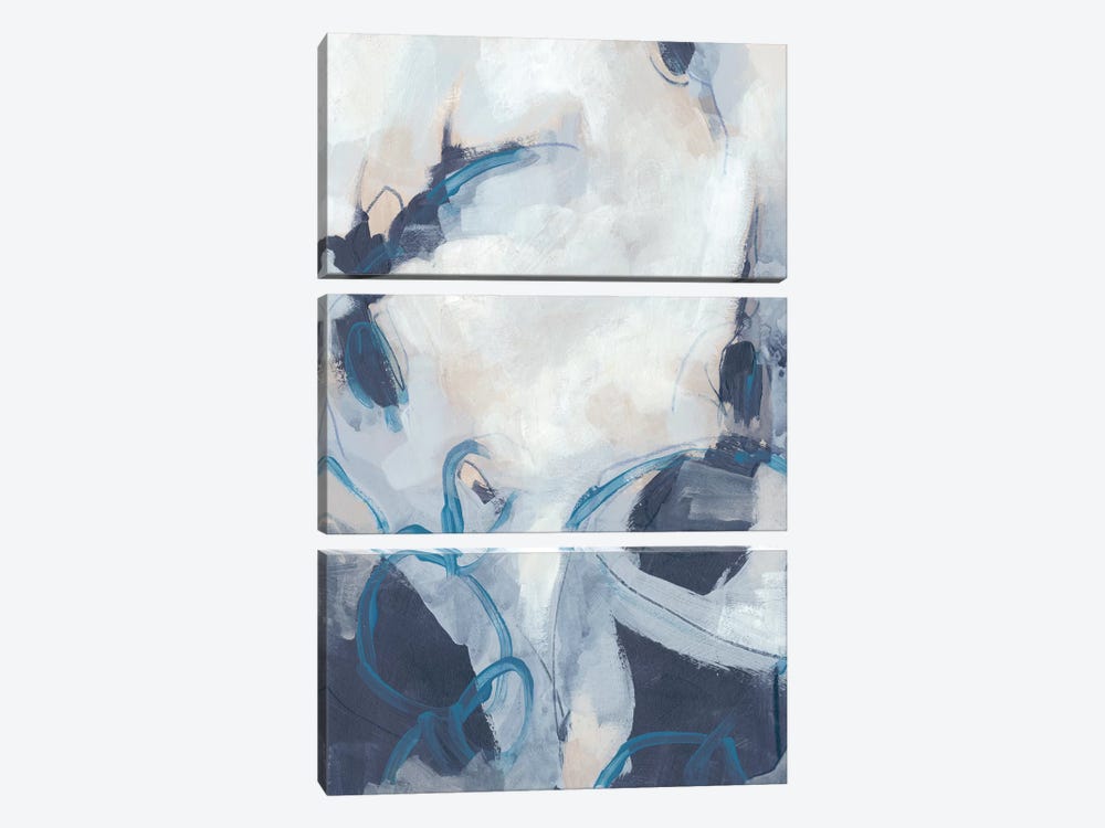Blue Process I by June Erica Vess 3-piece Canvas Print
