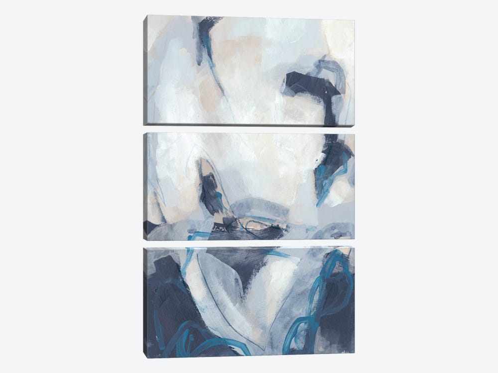 Blue Process II by June Erica Vess 3-piece Canvas Art