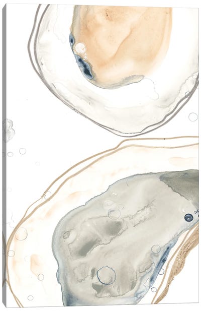 Ocean Oysters I Canvas Art Print - Oyster Art