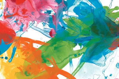 Primary Abstract III by June Erica Vess multi panel art