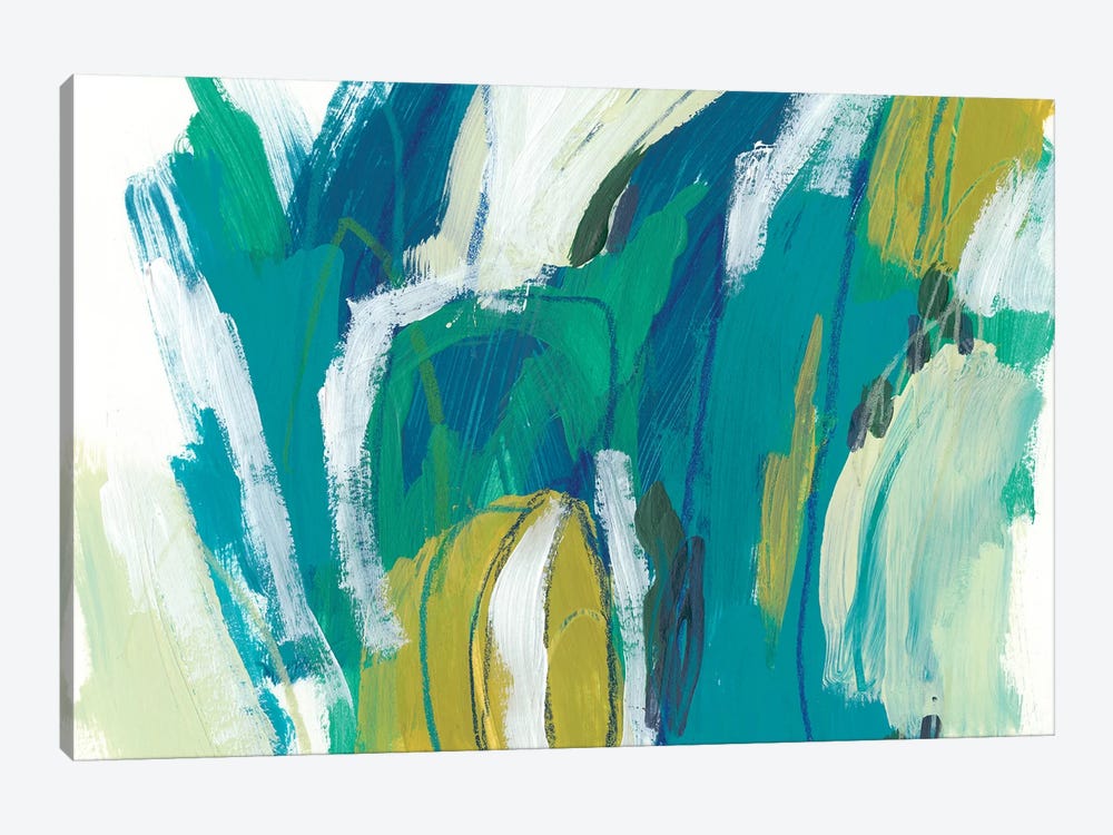 Rainforest Rhythm I by June Erica Vess 1-piece Canvas Print