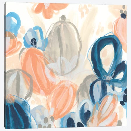 Terra Cotta Blooms II Canvas Print #JEV2103} by June Erica Vess Canvas Artwork