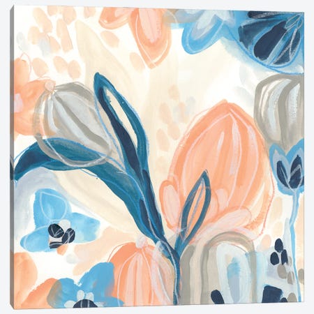 Terra Cotta Blooms III Canvas Print #JEV2104} by June Erica Vess Art Print