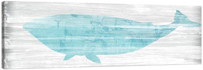 Weathered Whale II Canvas Art Print - Whale Art