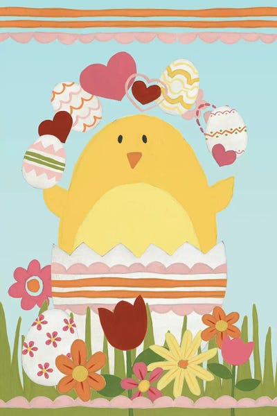 Chickens & Roosters: Easter Sweeties I by June Erica Vess