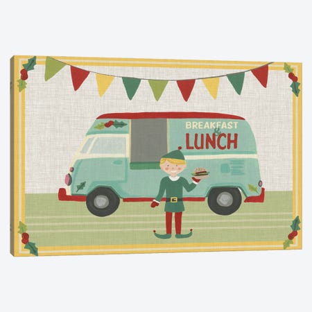 Food Truck Holidays Collection A Canvas Print #JEV2174} by June Erica Vess Canvas Wall Art