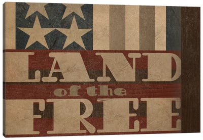 Patriotic Collection A Canvas Art Print - American Flag Art