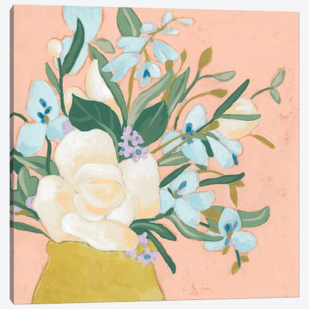 Floral Allure I Canvas Print #JEV2247} by June Erica Vess Canvas Artwork