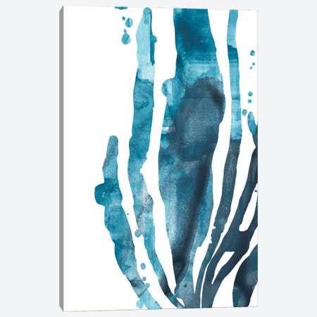 Inkwash Kelp IV Canvas Print #JEV2258} by June Erica Vess Canvas Artwork
