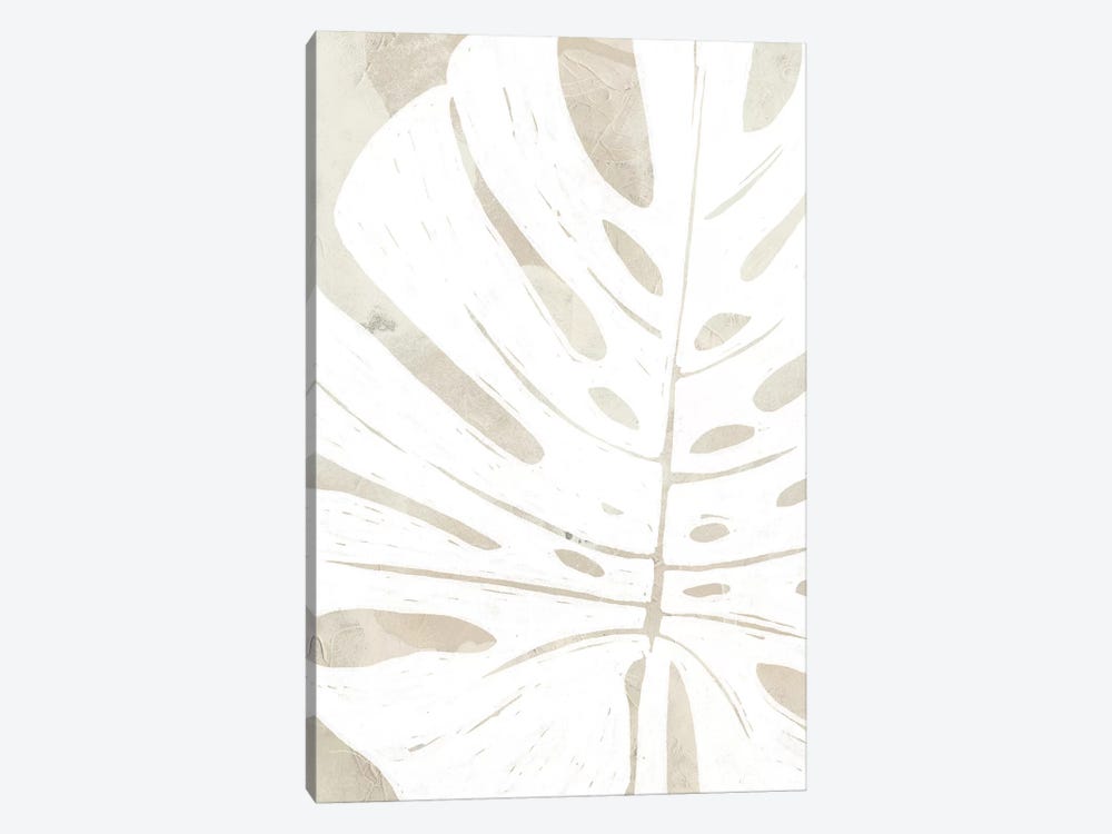 Linen Tropical Silhouette I by June Erica Vess 1-piece Canvas Print