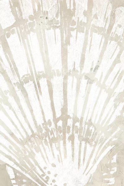 Linen Tropical Silhouette II by June Erica Vess canvas print