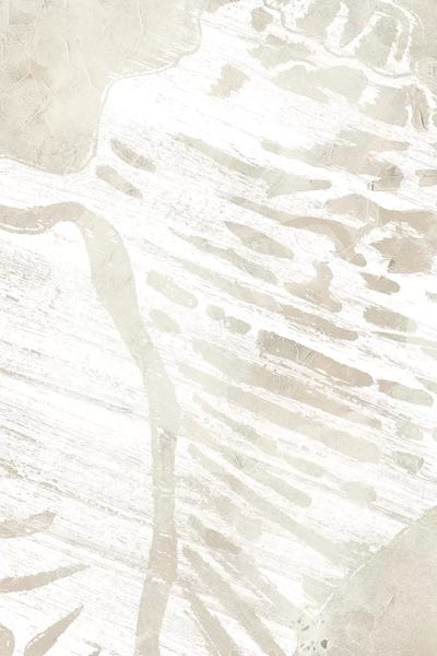 Sea Shells: Linen Tropical Silhouette III by June Erica Vess