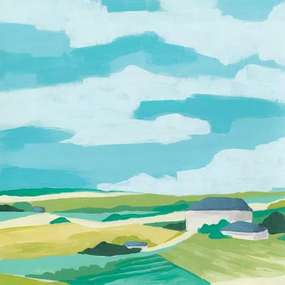 Village Valley II by June Erica Vess canvas print