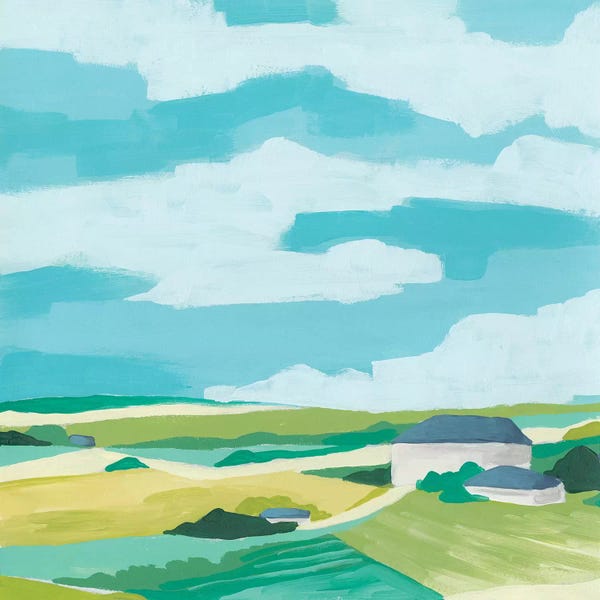 Villages & Towns: Village Valley II by June Erica Vess