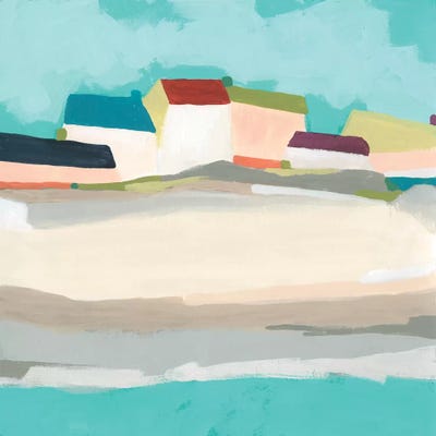 Coastal Village II by June Erica Vess gallery poster