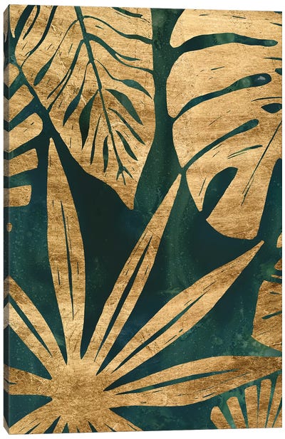 Emerald Jungle IV Canvas Art Print - Jungles