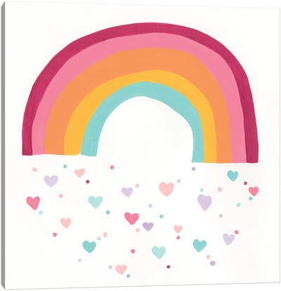 Happy Magic I Canvas Art Print - Rainbow Art