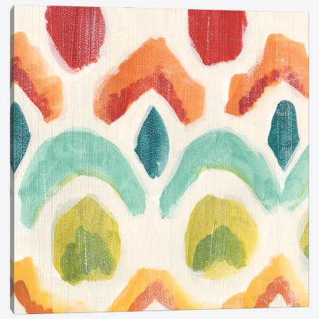Textile Kaleidoscope I Canvas Print #JEV239} by June Erica Vess Art Print