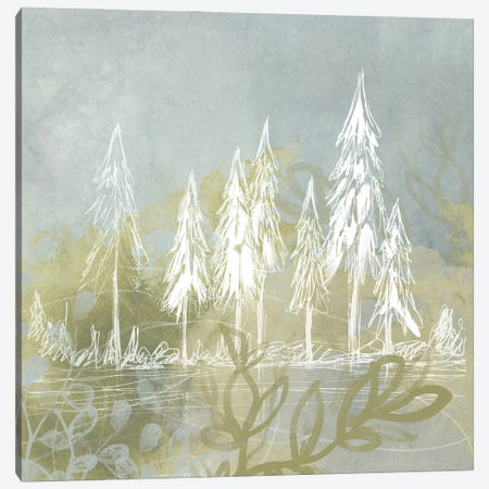 Treeline Collage II Canvas Print #JEV23} by June Erica Vess Canvas Artwork