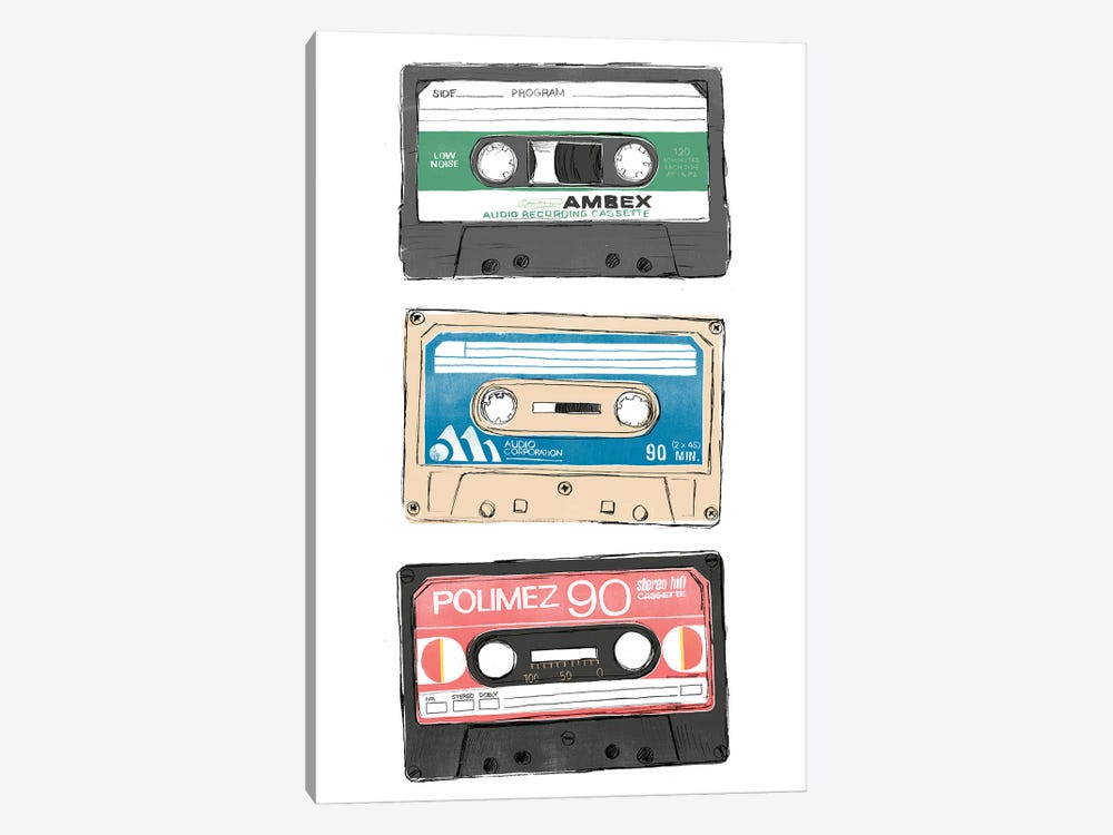 Mix Tape VII by June Erica Vess 1-piece Canvas Wall Art
