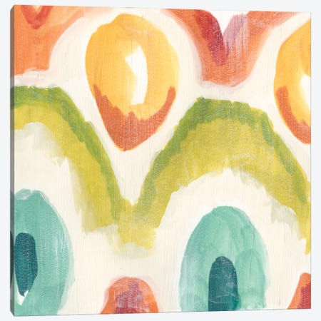 Textile Kaleidoscope III Canvas Print #JEV241} by June Erica Vess Canvas Artwork