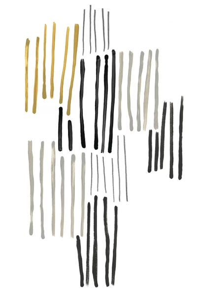 Linear Abstract: Ley Lines IV by June Erica Vess