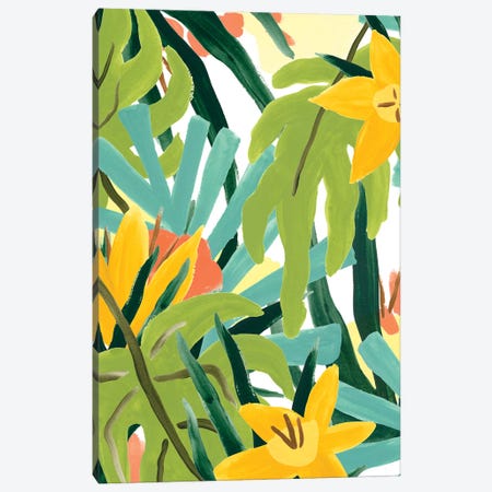 Palm Thatch I Canvas Print #JEV2519} by June Erica Vess Canvas Art Print
