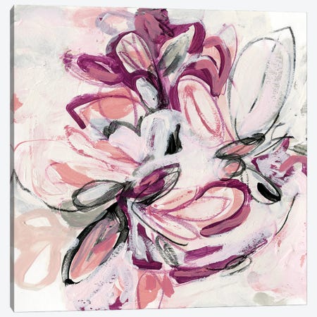 Fuchsia Floral II Canvas Print #JEV2583} by June Erica Vess Canvas Art