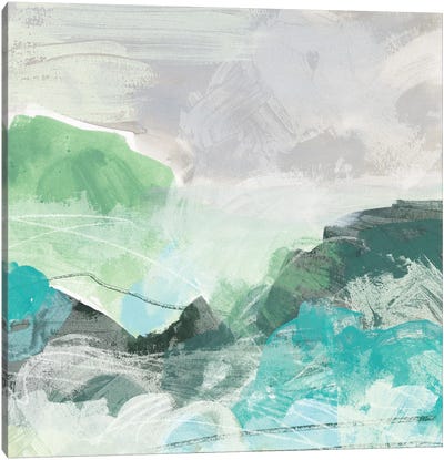 Ocean Hillside I Canvas Art Print - June Erica Vess