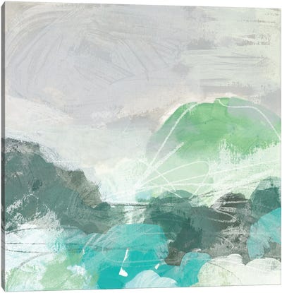 Ocean Hillside II Canvas Art Print - June Erica Vess