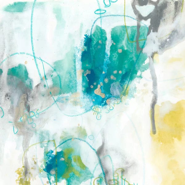 Abstract Watercolors: Aquatic Atmosphere II by June Erica Vess