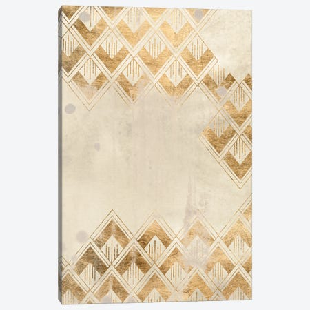 Deco Pattern in Cream III Canvas Print #JEV2639} by June Erica Vess Canvas Artwork