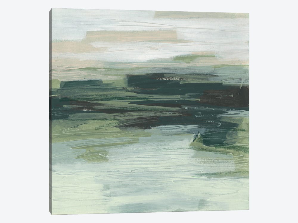 Moss Fields I by June Erica Vess 1-piece Canvas Artwork