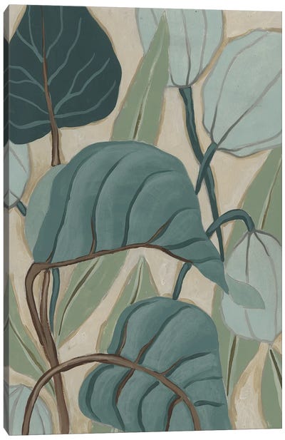 Slate Palms II Canvas Art Print - June Erica Vess
